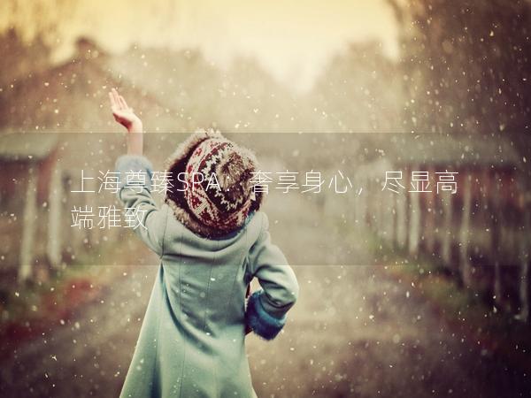 上海尊臻SPA:奢享身心,尽显高端雅致 上海尊臻SPA:奢享身心,尽显高端雅致